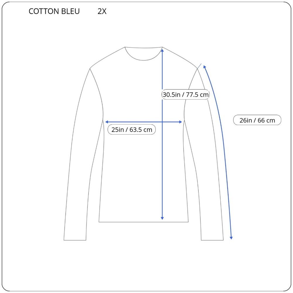 Cotton Bleu Womens Top 2X Plus Long Sleeve Black Keyhole Neck Sheer BLA200E - Picture 2 of 7